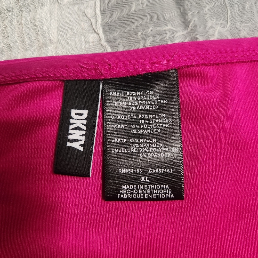 DKNY Fuchsia Tankini Bathing Suit - Picture 5 of 11